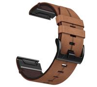 Songsier Bracelet en Cuir, Bracelet de 22mm pour Fenix 7 Solar/Sapphire,Fenix 8 47 mm, Fenix 6 /pro/Sapphire, Fenix 5 /plus, Forerunner 935/945/955, Approach S60, Quatix 5/6/7, Instint Serie