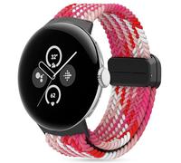 Songsier Bracelet pour Google Pixel Watch 2 Compatibles avec Google Pixel Watch/Google Watch 2,Sangles Elastiques en Nylon Boucle Magnétique, Sangles Elastiques Réglables de Remplacement