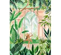 Songtt Diamond Painting Kits DIY Diamant Painting Peinture Diamant 5D Complet Leaves Canvas Diamante, Tableau Perles Diamant Kit Mosaique Loisir Creatif Adulte Enfants Puzzle Diamond 30x40cm