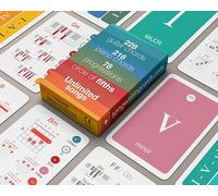 Songwriting cards Ecrire Une Chanson - 228 accords Guitare, 216 accords Piano, 78 progressions d'accords, Cycle des quintes pour écrire Vos chansons - 56 Cartes Recto-Verso