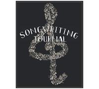 Songwriting Journal: Journal For Writing Lyrics And Composing Music. Musicians Notebook With A Lined Left Page And Music Sheets On The Right Page.