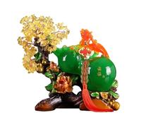 SONGYL-20249 Arbre Chanceux Arbre de Vie en Cristal Fait à la Main, décoration Feng Shui, Arbre d'eau, d'argent, bonsaï Bonsaï en Cristal(Green,Petit)