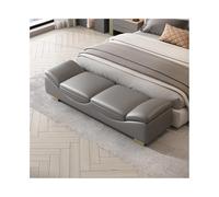 SONGYL-20249 Banc de lit Chambre à Coucher, Banc canapé Luxe léger, Chaussures d'entrée, Petit Salon, Chaise Longue pour s’asseoir au lit(Dark Gray,Moyen)