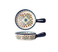 SONGYL-20249 Plat à cocotte Vaisselle rétro en céramique for la maison, bol, plateau de cuisson avec poignée, plat à salade multifonctionnel, grande capacité Plaques de four