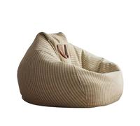 SONGYL-20249 pour Chambre Pouf avec à Motif rayé, canapé Paresseux for Salon et Chambre Coucher(Yellow,Petit)