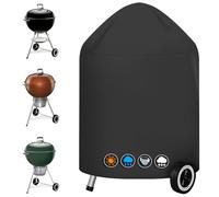 Sonharlar Housse pour barbecue Weber 47 CM-600D - Housse en polyuréthane robuste et imperméable pour barbecue au charbon Master Touch de 47 cm, barbecue bouilloire original (Φ50 x 81 cm)