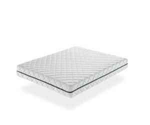 SONHO Matelas Déhoussable 140X180 Elba, Epaisseur 22 CM, Mousse, Soutien Equilibré