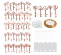 Sonhomay Lot de 50 décapsuleurs vintage avec cordon de serrage et ruban pour fête de mariage