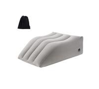Sonhomay Oreiller d'élévation de jambes gonflable portable Coussin confortable pour les jambes pour dormir, lire et se reposer