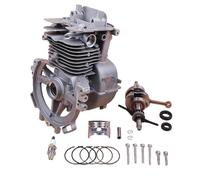 SONHWNGE Kit Cylindre-Piston 39 mm for Tondeuse à Gazon GX35 GX35NT, Boulon de Montage, Bague d'étanchéité, Assemblage Cylindre, axe de Piston, circlip