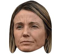 Sonia Bompastor (Serious) Big Head. Masque Plus Grand Que Nature.