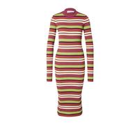 Sonia Rykiel Robe vert clair / bourgogne / noir / blanc, Taille 38