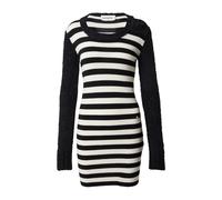 Sonia Rykiel Robes en maille 'JANE' noir / blanc, Taille XS