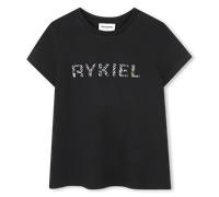 Sonia Rykiel - T-shirt À Manches Courtes - Black - Fille - 8 Ans