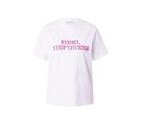 Sonia Rykiel T-shirt rose foncé / blanc, Taille XS