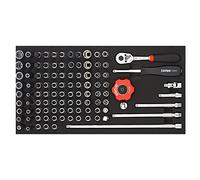 Sonic 110201 Main Douille à Choc SFS 1/3, 1/4, Set de 102