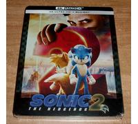 Sonic 2 : Le Film (Sonic Le Hérisson 2) 4K UHD + Blu-Ray Neuf Steelbook A-B-C