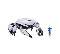 Sonic Cycles – Coffret figurines Sonic 3 – Licence SEGA – Crabe robot, trappe et pinces – 3 ans+