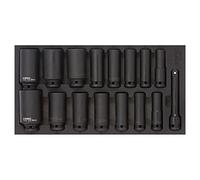 Sonic 301603 Impact Douille Profonde Set SFS 1/3, 1/2, Set de 16