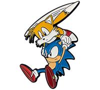 Sonic and Tails - Classic Sonic The Hedgehog Broche à collectionner