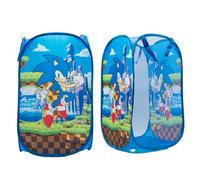 Sonic Anime Kids Room Collapsible Storage Bin Pop Up Hamper, One Size, (100% Officially Licensed Product)