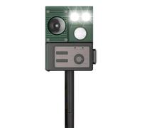 Sonic Barrier AllGuardX - Répulsif Ultrasonique Professionnel à Animaux - Solaire pour Jardin - À Fréquence Ajustable(x1)