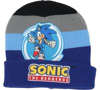 Sonic Bonnet d'hiver Confortable et chaud pour enfants Bleu