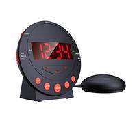 Sonic Boom Réveil Réveil Vibrant avec Shaker de Lit Vibrant Affichage LED Double Alarmes Chargeur USB pour Dormeurs Lourds Adultes Enfants Adolescent