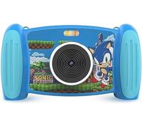 Sonic Caméra interactive pour enfants, 1080p rechargeable tout-en-un appareil photo numérique pour photos et vidéos avec écran de 2", zoom 4x avec 5 filtres amusants, 4 jeux sympas avec carte Micro SD