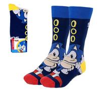 Sonic Chaussettes bleu foncé, pointure 35-41