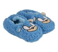 Sonic Chaussons Couleur Bleue - Taille 28 à 31 - Chaussons pour Enfants Type Moumoute - Semelle Souple - en Polyester - Produit Original Conçu en Espagne