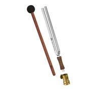 Sonic Energy Lot de diapasons - Terre/OM 136,10 Hz/C3# - pour méditation, thérapie, maison - avec embout, maillet, sac (TF-E-BUNDLE)