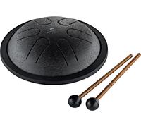 Meinl Tambour à langues en acier – Mini Tank Drum en Do majeur (MSTD1BK) mailloches et sac inclus
