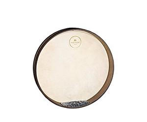 Sonic Energy Ocean Wave Drum - Sea Drum 16 pouces - Son de vagues pour la méditation, le yoga, les voyages sonores, la percussion - Ocean drum a deux peaux - chêne du Siam, marron (WD16WB)