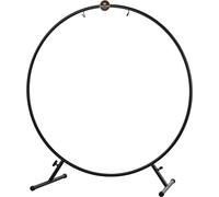Sonic Energy Support pour gong rond - Accessoires pour gongs et tams jusqu'à 90 cm - Acier revêtu par pulvérisation - Noir - Avec pieds (TMRGS2)