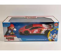 Sonic Hérisson Knuckles Figurine Lamborghini Aventador Sv 1:24 Scale Jada 36264