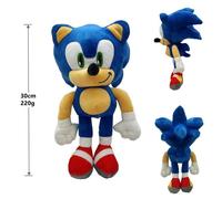 Sonic Jouet Peluche,Sonic Kawaii Poupée,Peluche S-onic Jouet, Peluche Bebe, Floue Doudou,Poupées en Peluche,Jouet pour Enfants 63L