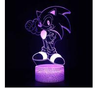 Sonic le hérisson 3D LED lampe de table veilleuse lampe de lecture cadeau pour enfants USB DE