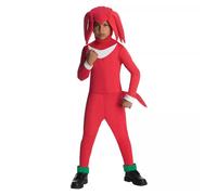 Sonic Le Hérisson Knuckles Costume De Jumpsuit Et Masque Enfant Grand 12-14