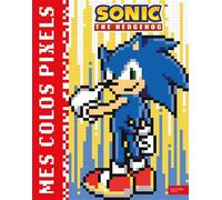 Sonic - Mes colos pixels Coloriages Pixels - Collectif - Hachette Jeunesse - broché - Document jeunesse