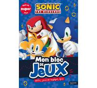 Sonic - Mon bloc de jeux - SEGA - Hachette Jeunesse - broché - Livre-jeu