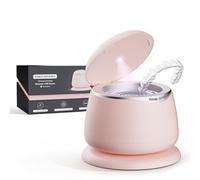 Sonic Odyssey Nettoyeur à ultrasons portable et sans fil pour aligneurs, prothèses dentaires et protège-dents, nettoyage multi-fréquences 45 à 50 kHz, cycles de 3 et 5 minutes, pour soins dentaires