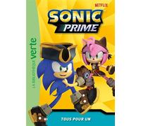 Sonic Prime 07 - Tous pour un - SEGA - Bb Rose Verte - Poche - Roman cadet