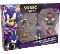 Sonic Prime - 8 Figurines 6,5 cm - Modèle Aléatoire - Personnages de Dessins Animés et Jeux Vidéos - Dès 8 ans - Lansay