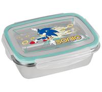 Sonic Retro Boîte à déjeuner en acier inoxydable 850 ml hermétique Convient à un usage alimentaire