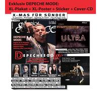 Sonic Seducer 12/2025 - 01/2026 Depeche Mode: M-Original XL Plakat + Poster + Sticker: Memento Mori Mexico City + Cover-CD Ultra + Nick Cave + Lord Of The Lost + Beyond The Black + Tarja + Lindemann