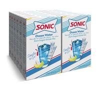 Sonic Singles to Go Mélange à boisson en poudre, eau de mer, 6 bâtonnets par boîte, 12 boîtes incluses pour un total de 72 bâtonnets