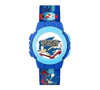 SONIC THE HEDGEHOG Garçons Numérique Quartz Montre avec Bracelet en Plastique SNC4316