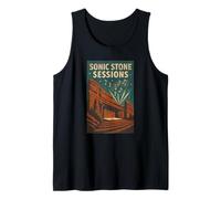 Sonic Stone Sessions Chemise Red Rocks Music Night Stars Colo Débardeur