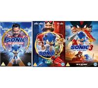 Sonic The Hedgehog 1-3 UK Release DVD - Sonic The Hedgehog / Sonic The Hedgehog 2 / Sonic The Hedgehog 3 - Sonic The Hedgehog 3 Movie Collection DVD